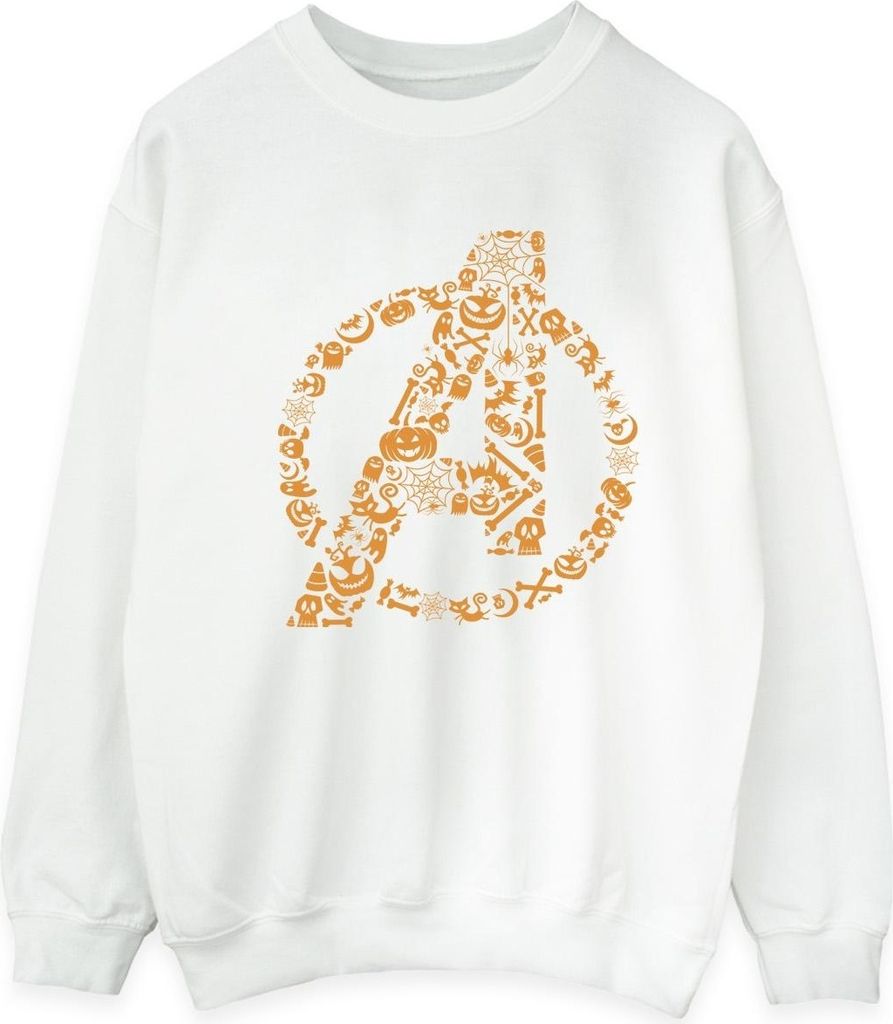 Marvel - "Avengers Halloween" Sweatshirt für Herren BI35531 (M) (Weiß)