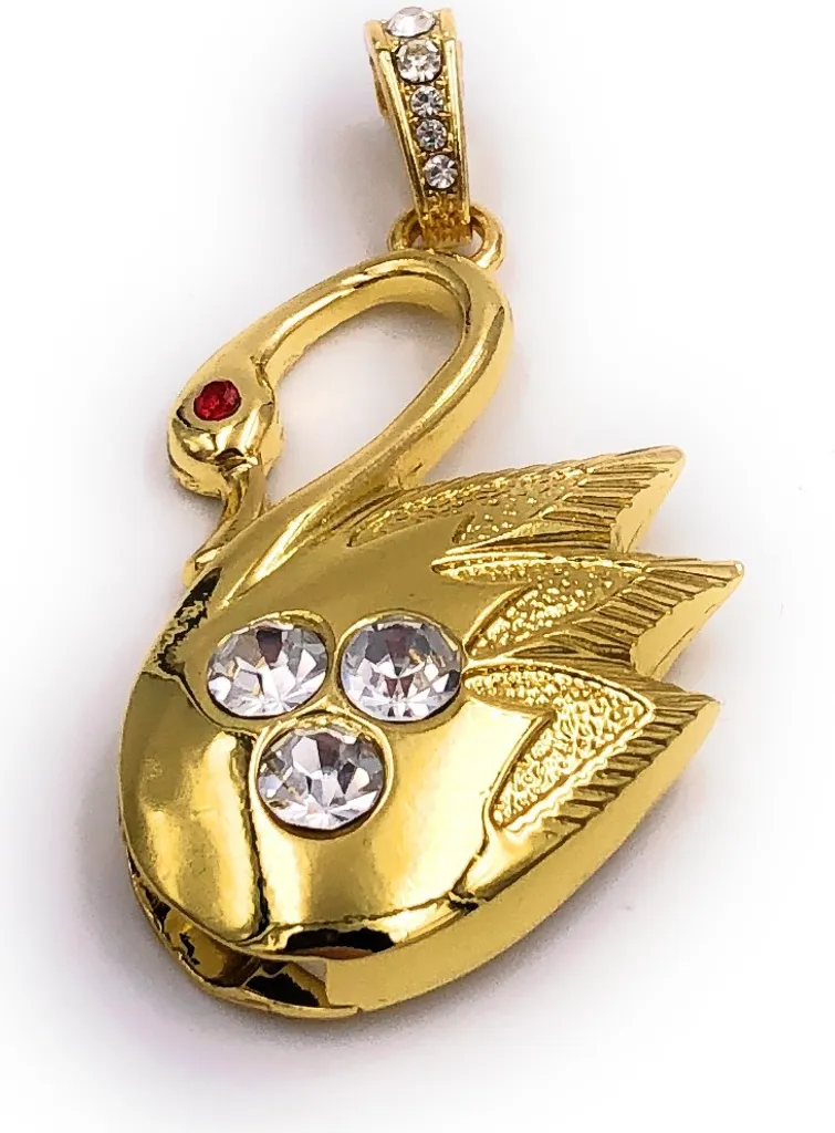 Onwomania Swan Bird Lake Golden Funny Chiavetta USB 16 GB USB 2.0