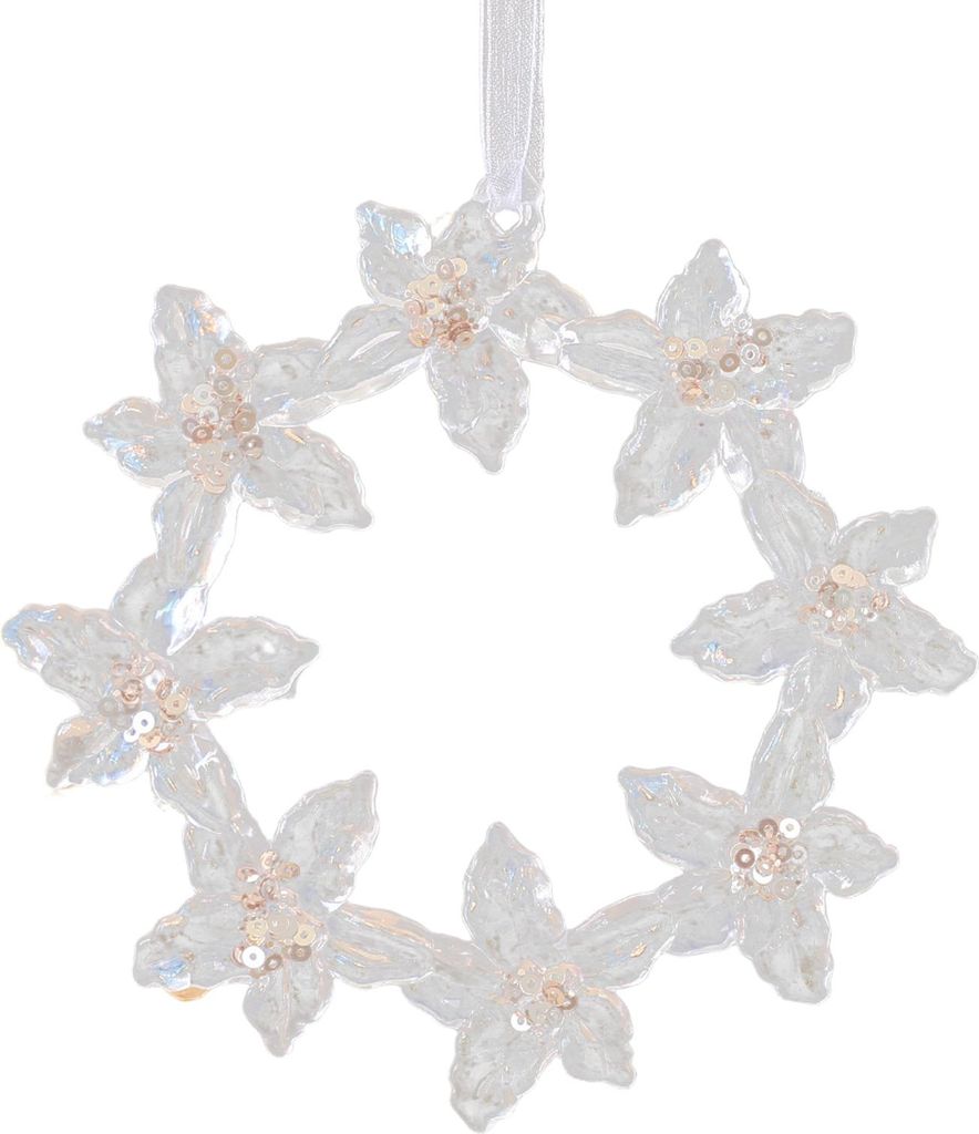Weihnachtsschmuck Glitzer Pailletten Transparente Schneeflocke Balletttänzerin Hängender Schmuck Festliche Dekoration