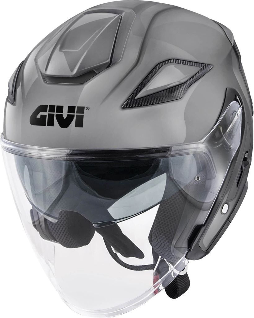 Jet Helm GIVI X29 Basic Gl?nzend Grau größe XS