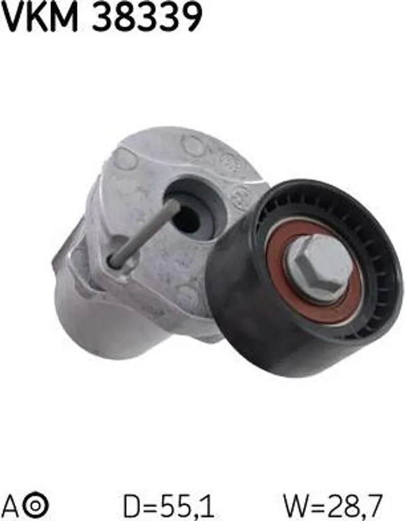 Rouleau Tendeur de Courroie pour BMW Série 3 E91 5 F10 et X5 SKF VKM