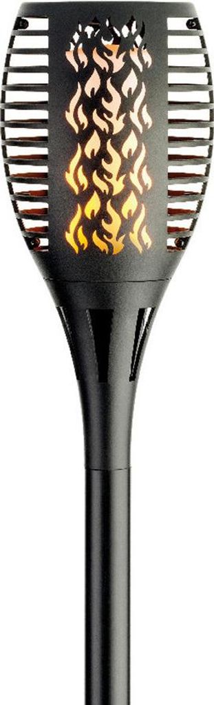 Borne Solaire Effet Feu éclairage Décoratif Solaire Flamme Image du produit 