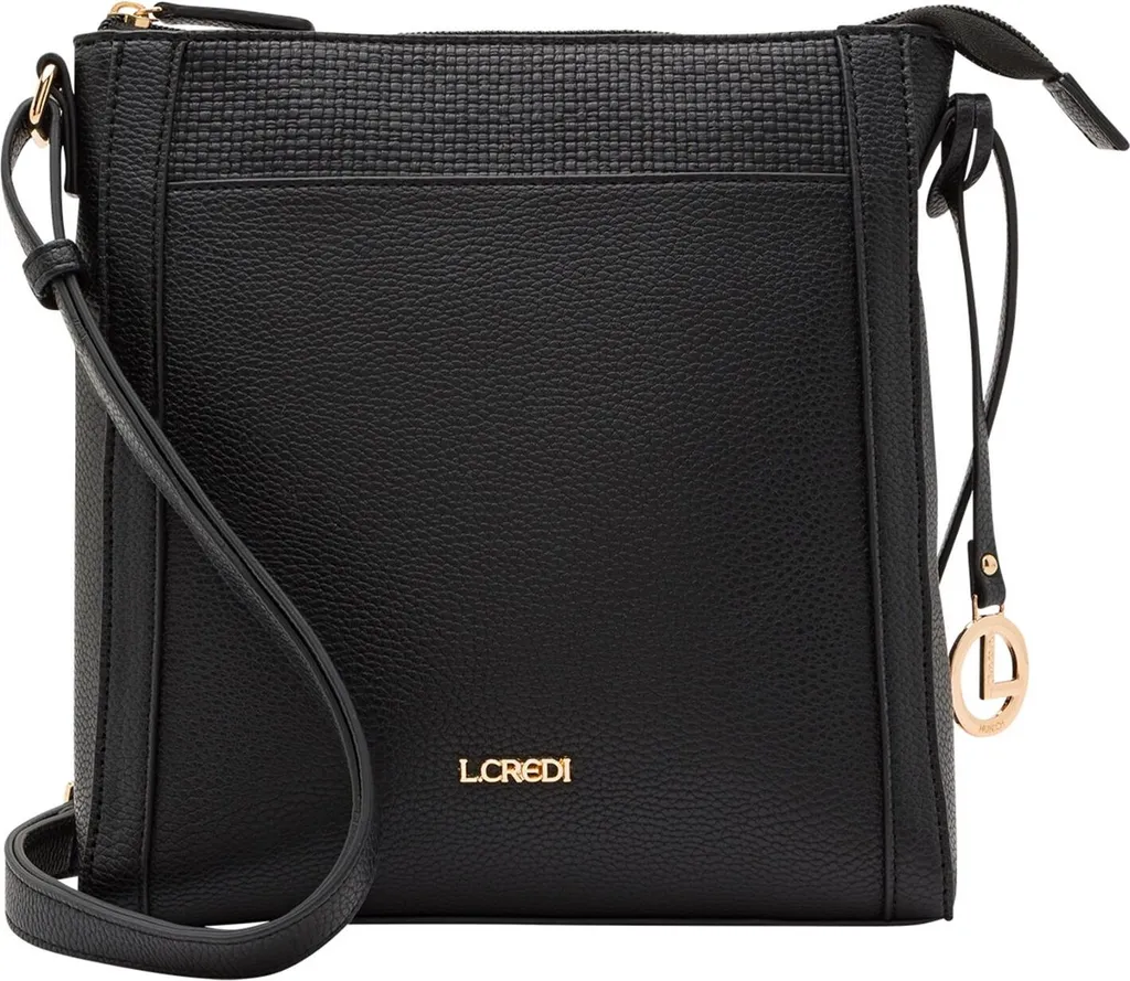 L.CREDI Borsa Marlies Black | Tracolla Urban Nero per Ragazze