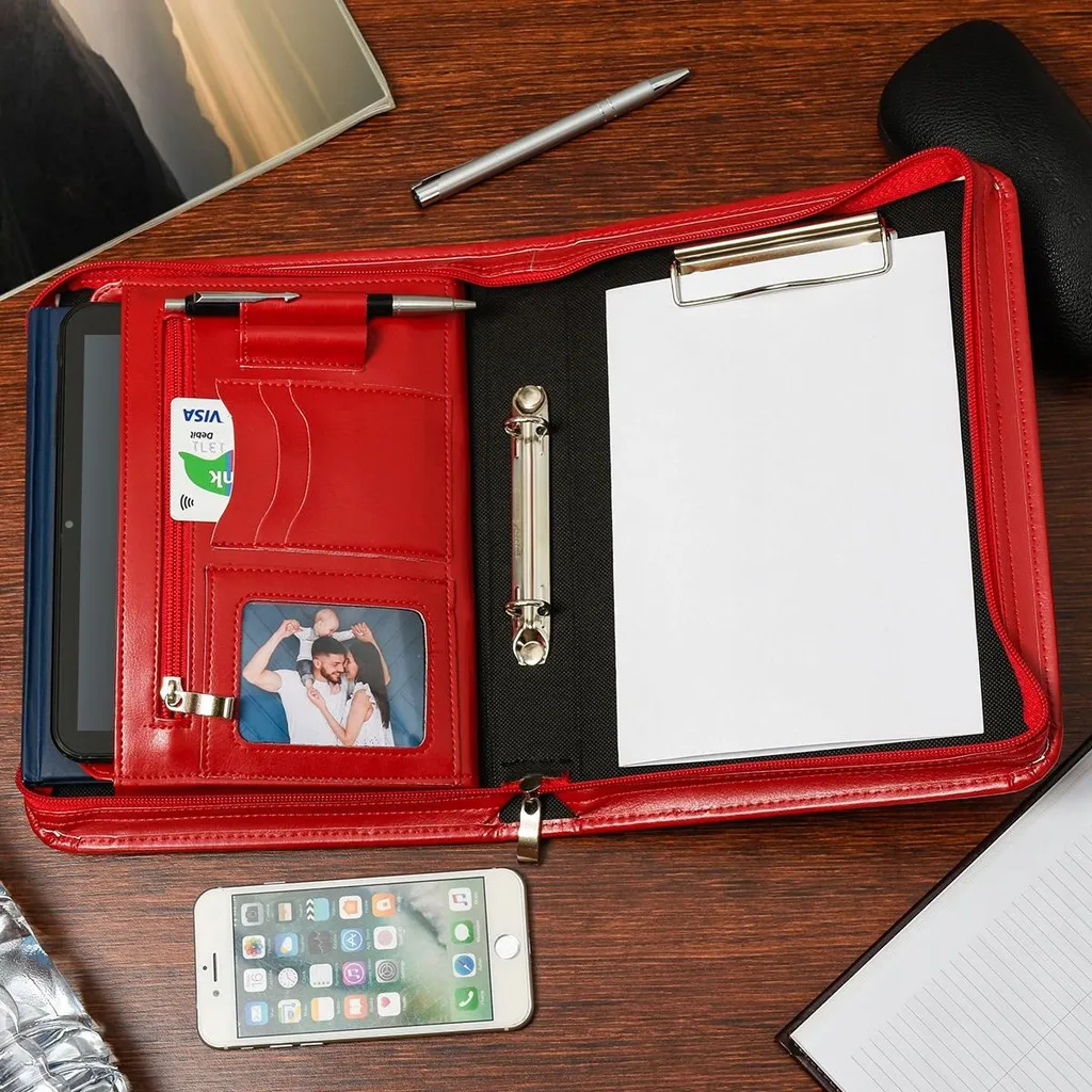 Porte-documents A5 pour Réunion et Voyage d'Affaires de Luxe