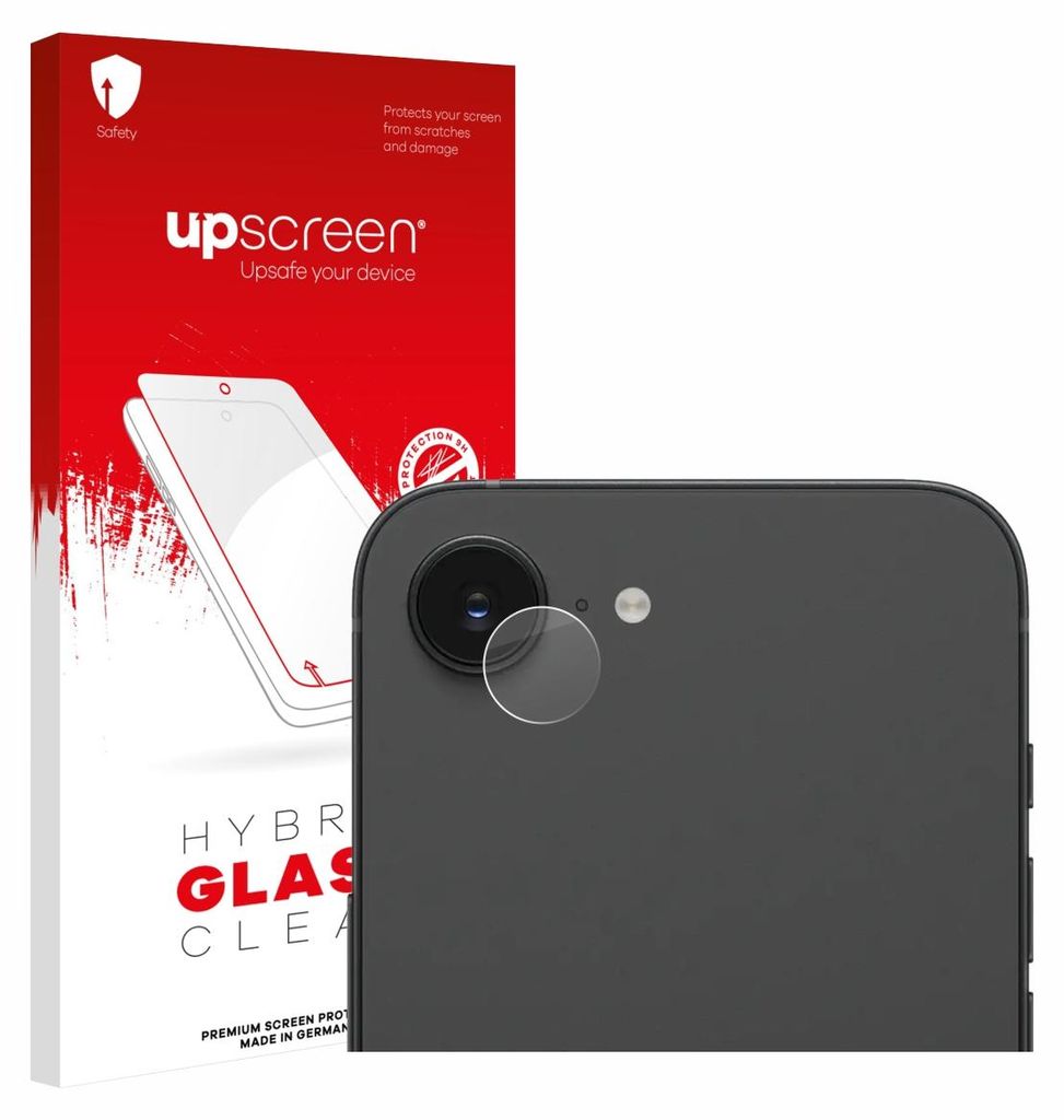 upscreen Schutzglas für Apple iPhone 17e (NUR Kameraschutz) Schutzfolie Panzer Folie Glas Display Schutz klar