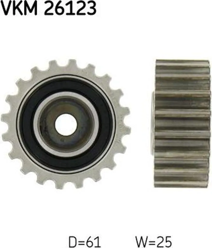 Galet de renvoi SKF VKM 26123 pour kit de distribution Renault Laguna