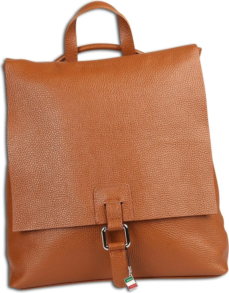 Sac à dos femme en cuir marron clair : confort dorsal et style urbain