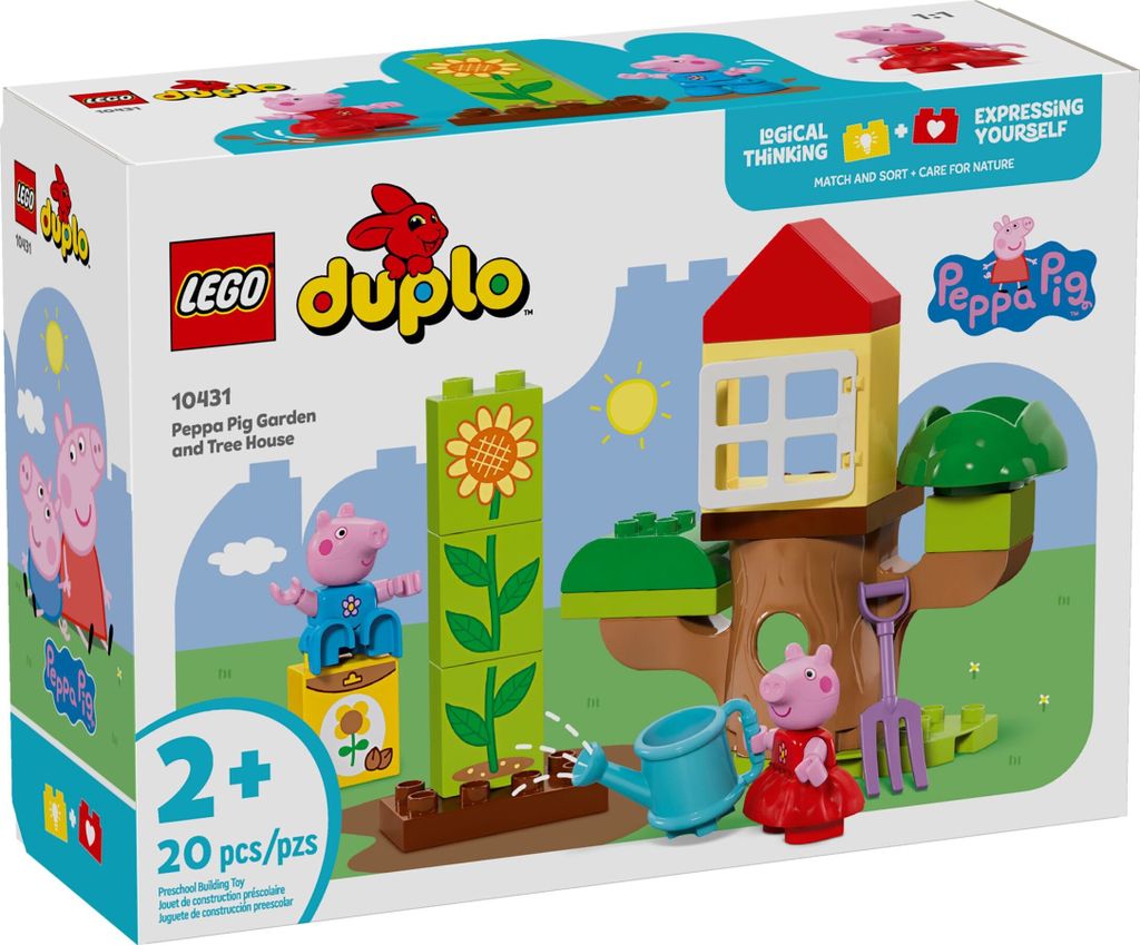 LEGO Le jardin et la cabane dans l’arbre de Peppa Pig Image du produit 