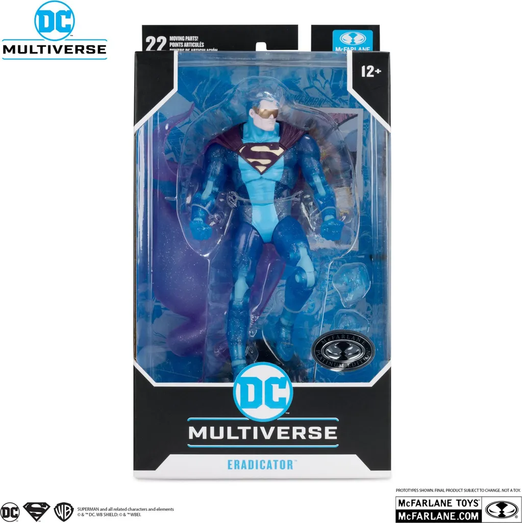 Figurine DC Multiverse Eradicator Édition Platine 18cm McFarlane Toys