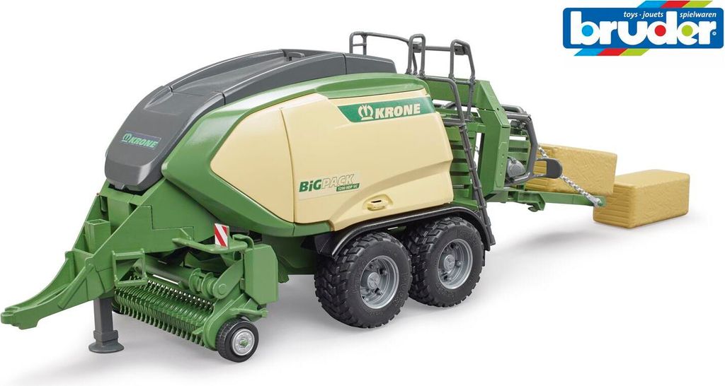 Bruder 02033 Krone Big Pack 1290 HDP VC z 2 belami Zdjęcie produktu 