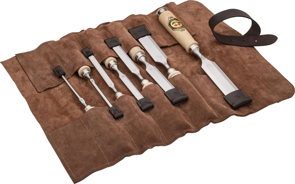Ciseaux à bois Kirschen : kit 8 pièces pour des coupes nettes et sans effort