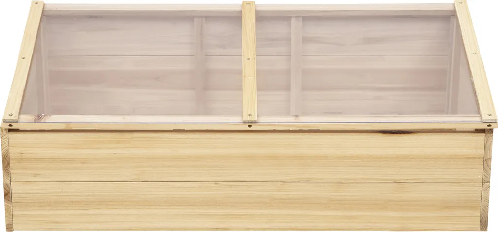 Mini serre de jardin en bois et polycarbonate pour semis et bouturage
