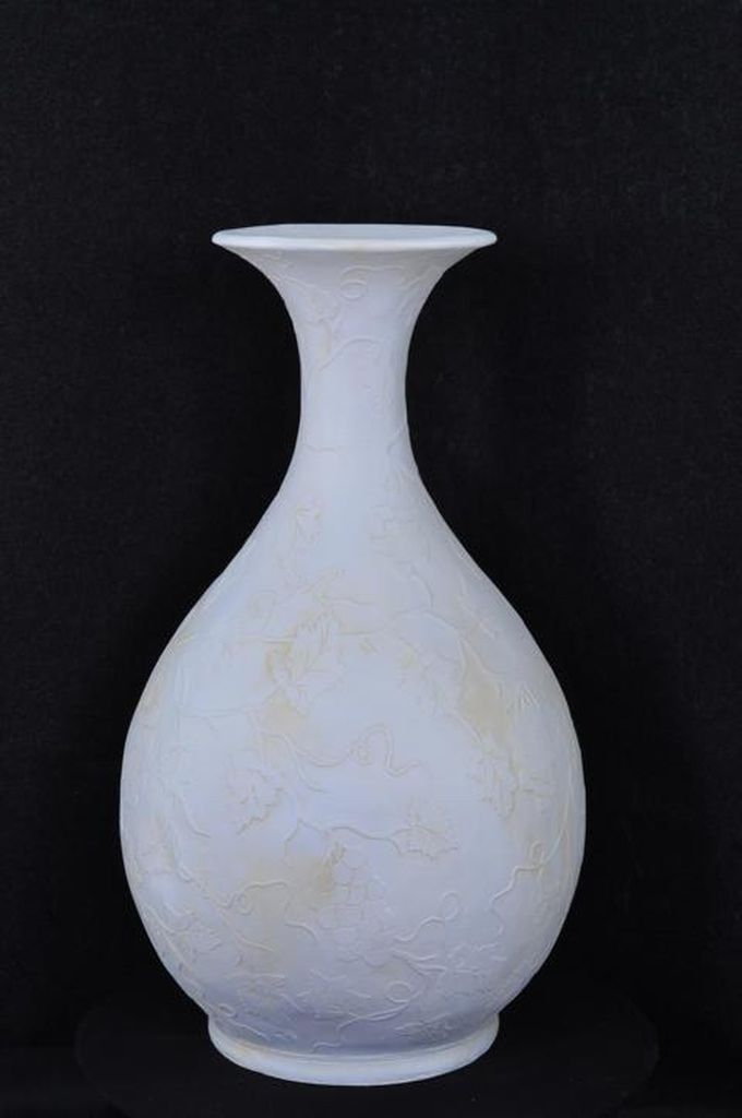 Design Blumen Topf Dekoration XXL Vase Vasen Handarbeit Deko Kelch Pokal 0856