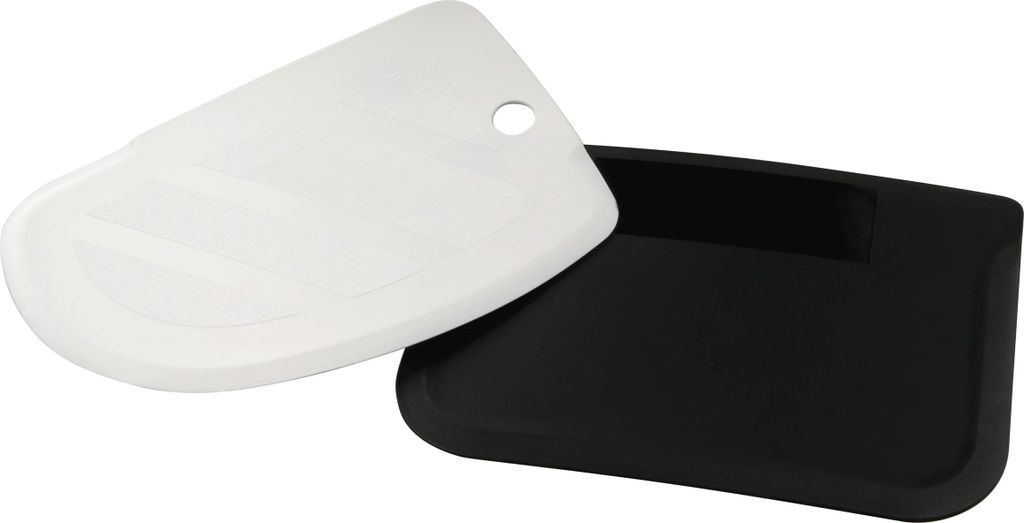 Set Di Raschietti 2 Pezzi Plastica Bianco Immagine del prodotto 