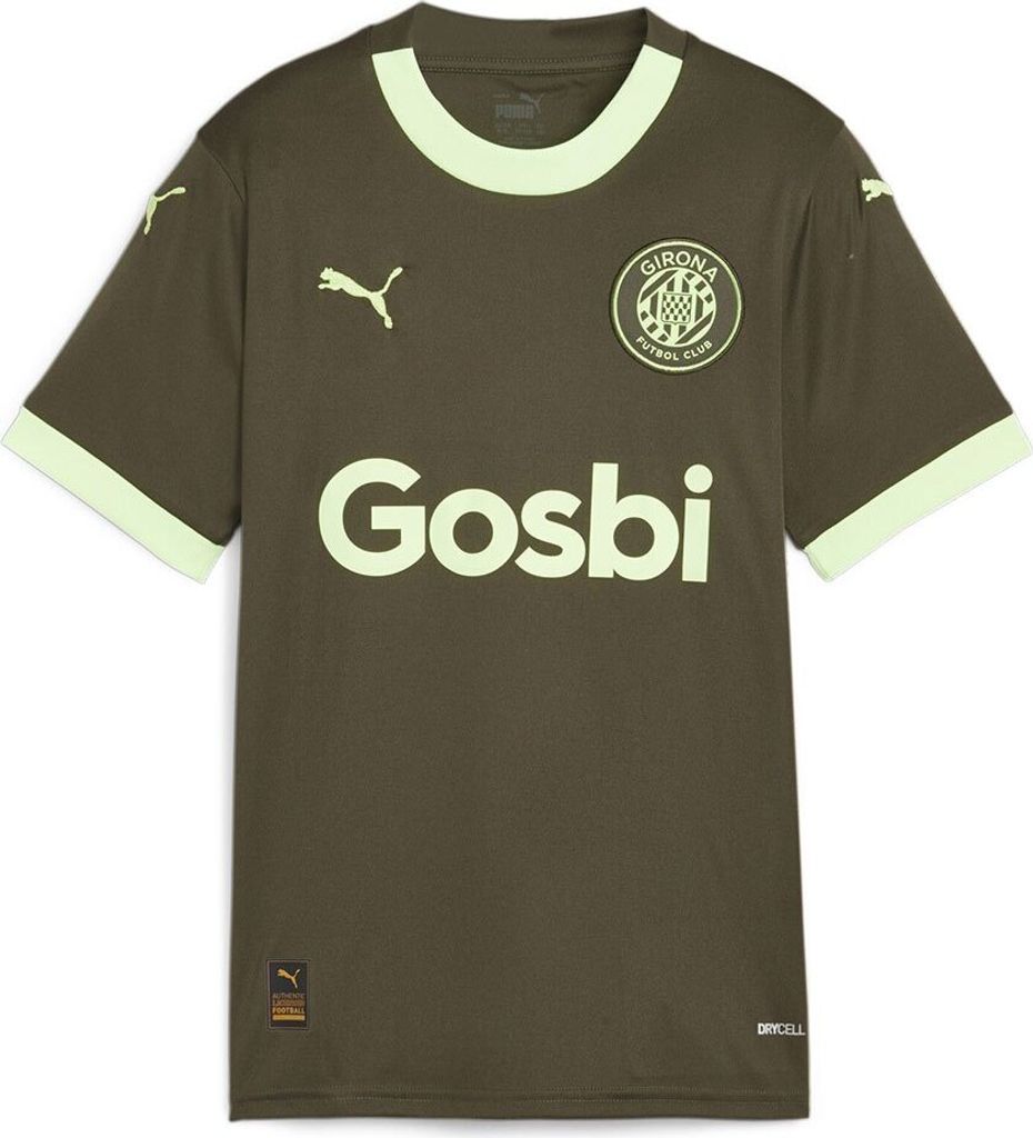 Puma Girona Fc 23/24 Drittes Junior-kurzarm-t-shirt Grün 5-6 Years Grün 5-6 Years