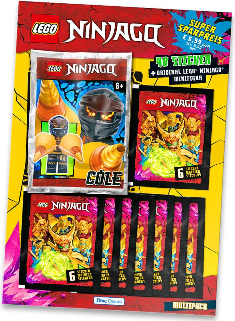 Lego Ninjago Sticker - Crystalized 2023 - Sammelsticker - 1 Multipack