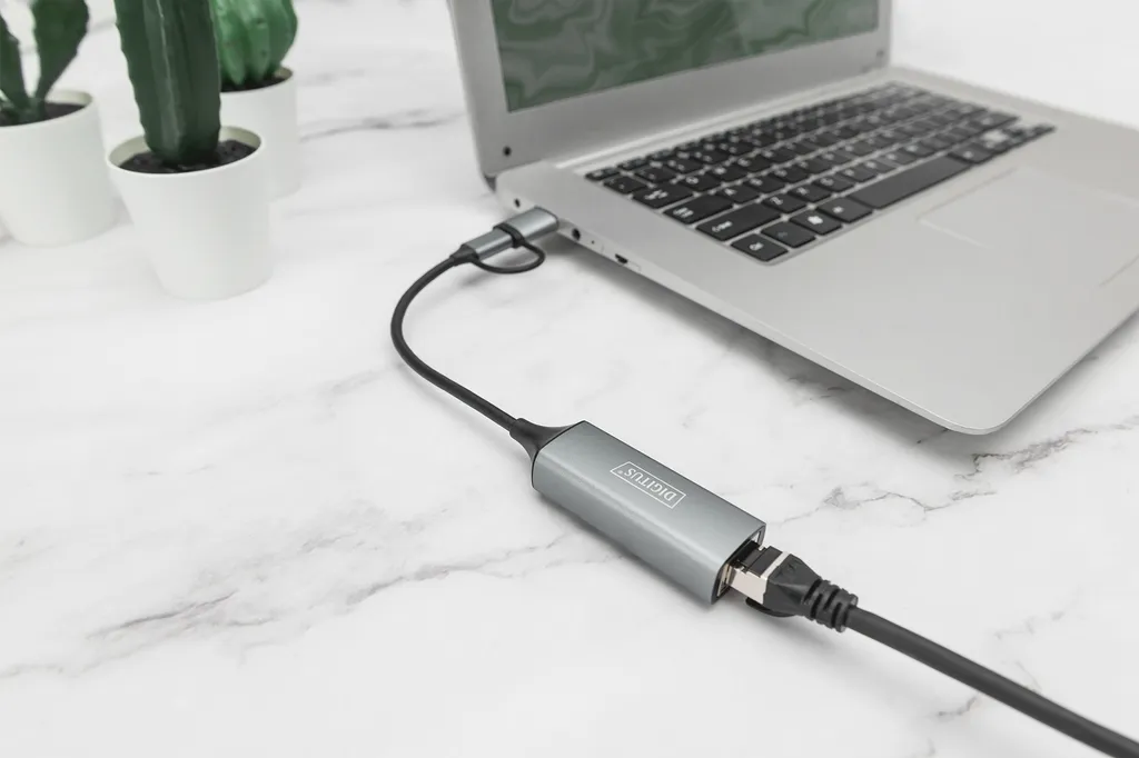 Adaptateur Réseau USB-C vers Ethernet 2.5G haut débit pour Laptop