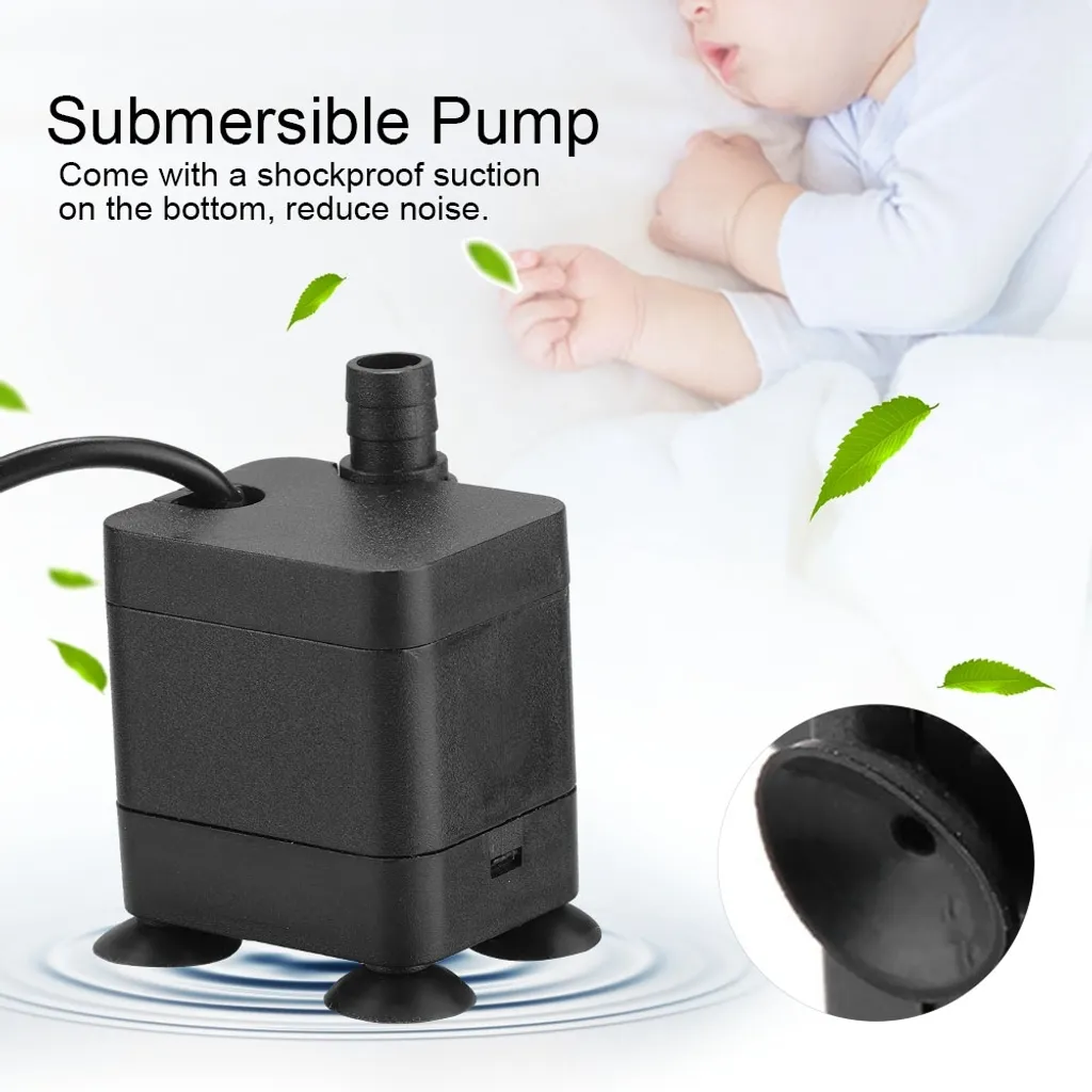 Mini Pompa Acqua USB Sommersibile - Micropompa Brushless per DIY - 7