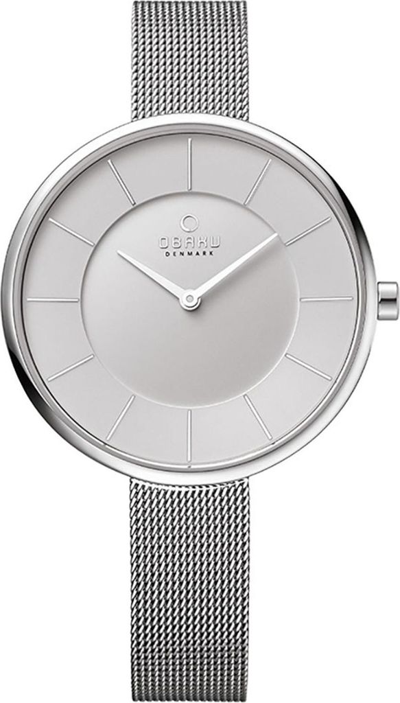 Obaku Uhr Damen Armbanduhr V185LXCIMC Mesharmband