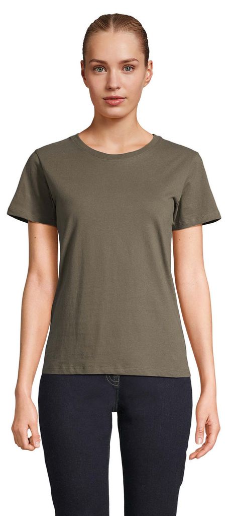 SOLS - "Regent" T-Shirt für Damen LT2382 (L) (Army-Grün)