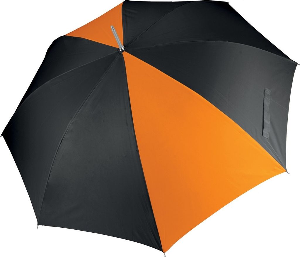 Kimood Uni Golf Regenschirm, automatische Öffnung RW3885 (Einheitsgröße) (Schwarz/Orange)
