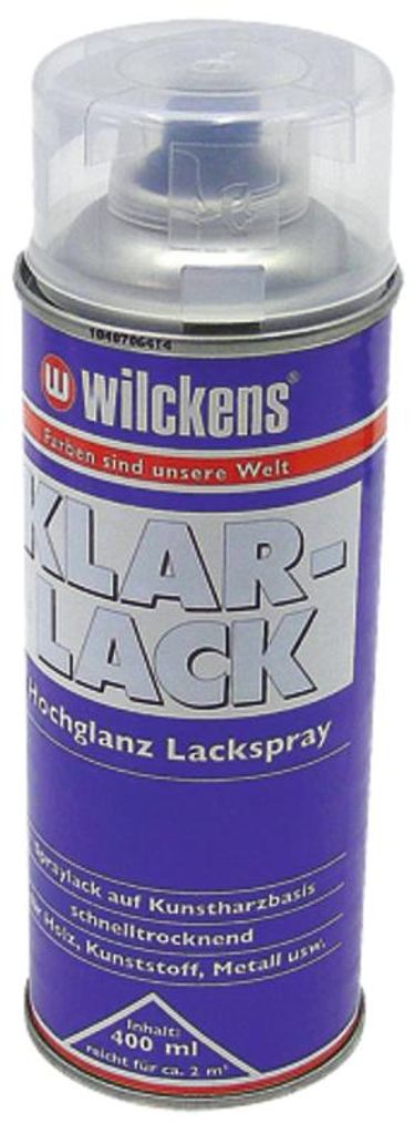 Wilckens Klarlack Spraylack hochglänzend 0,4l 16000100140 Produktbild 