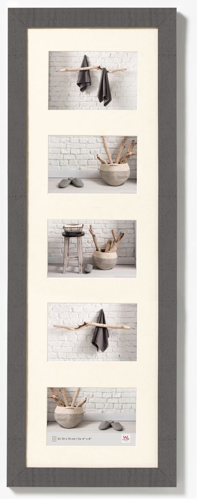 walther design Home Holzgalerie 5x10x15 cm GRAU HO515D