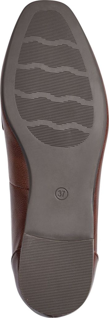 MARCO TOZZI Damen Slipper Loafer elegant Zierspange 2-24213-41, Größe:36 EU, Farbe:Braun