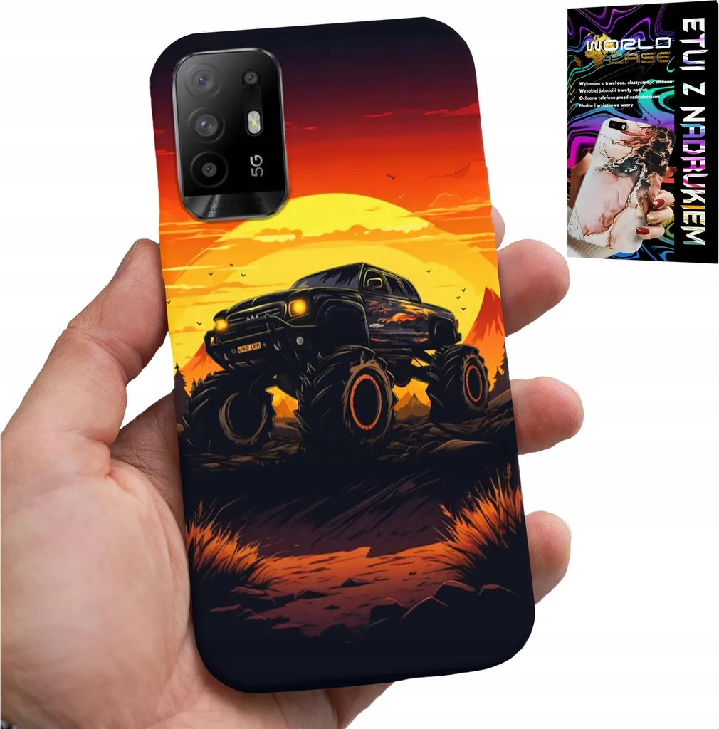 Kit Protezione Oppo Reno 5Z A94 5G - Cover Monstertruck e Vetro