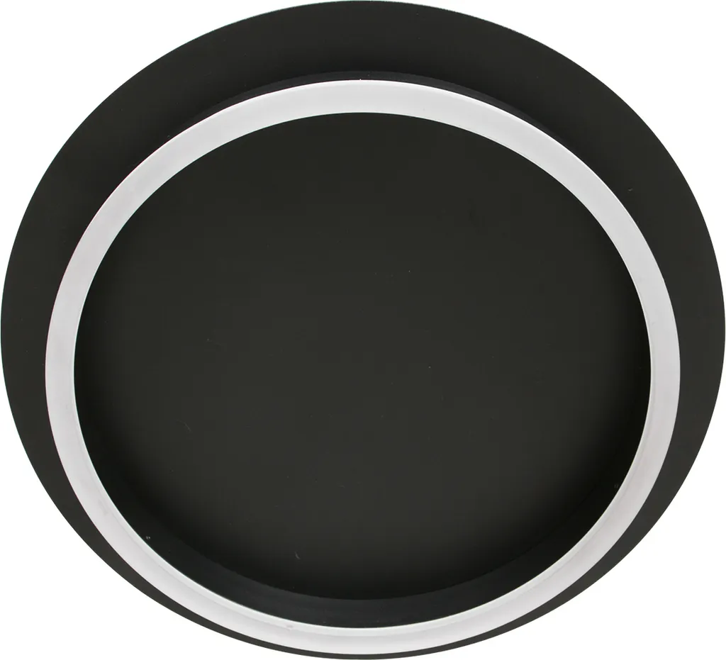 Plafonnier LED métal noir Ringlux Ø 32cm : Éclairage design et durable