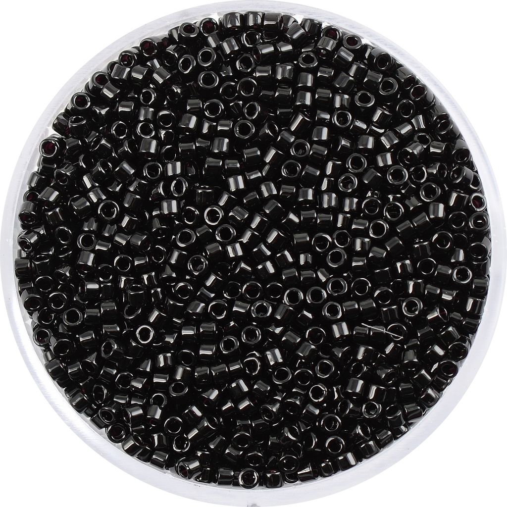 Delica-Rocailles, Ø 2 mm Schwarz Produktbild 