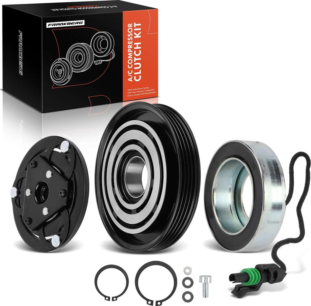 Frankberg 1x Magnetkupplung Klimakompressor für Smart Fortwo Cabrio 451 1.0L
