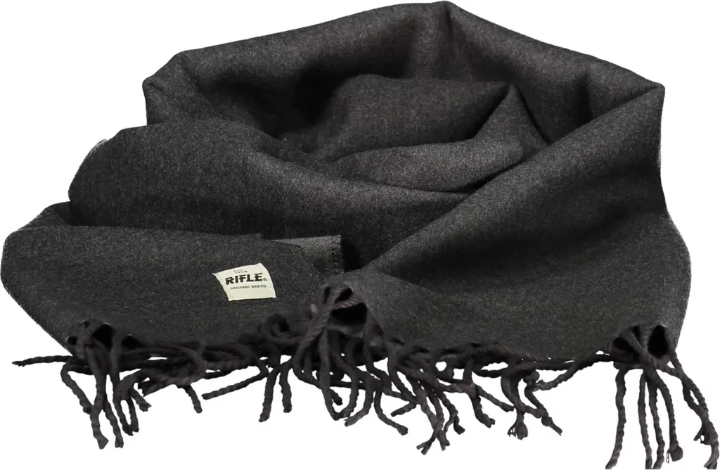 Écharpe homme noire anti-froid 180x32 cm : chaleur et douceur finies