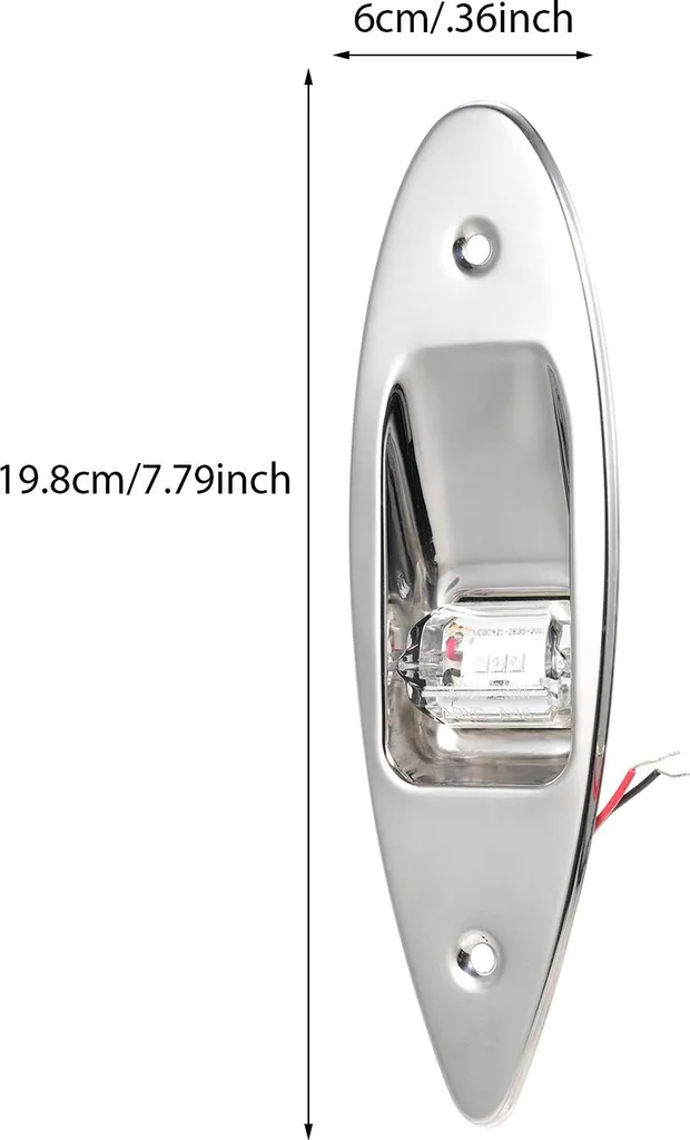 Feux de navigation LED 12V étanches IP66 pour bateau de plaisance - 2pcs - 2