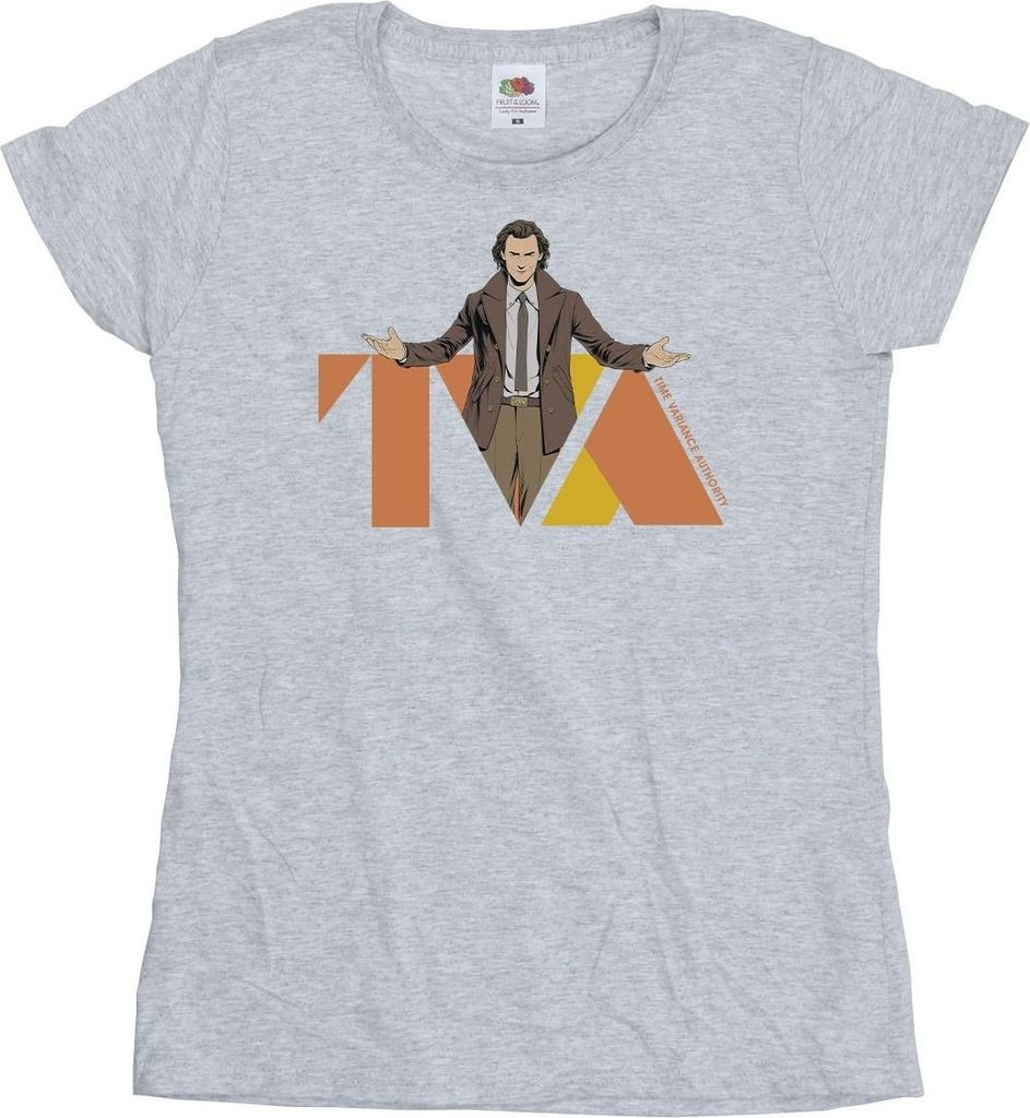 Marvel - "TVA" T-Shirt für Damen BI26294 (XXL) (Grau) Produktbild 