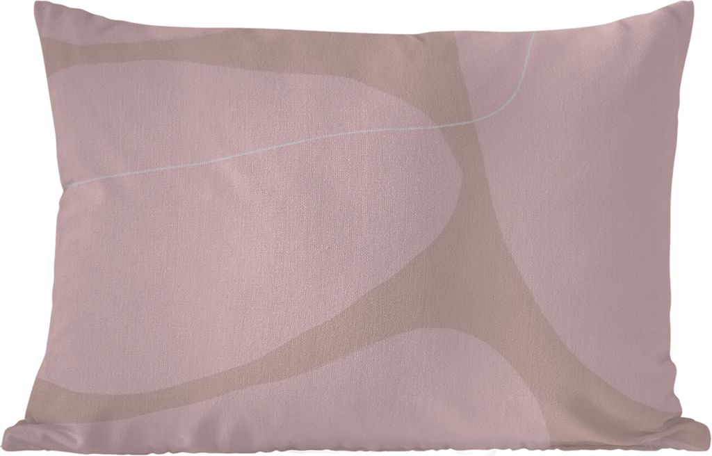 MuchoWow® Outdoor Kissen - Rosa - Geometrische Formen - Produktbild 