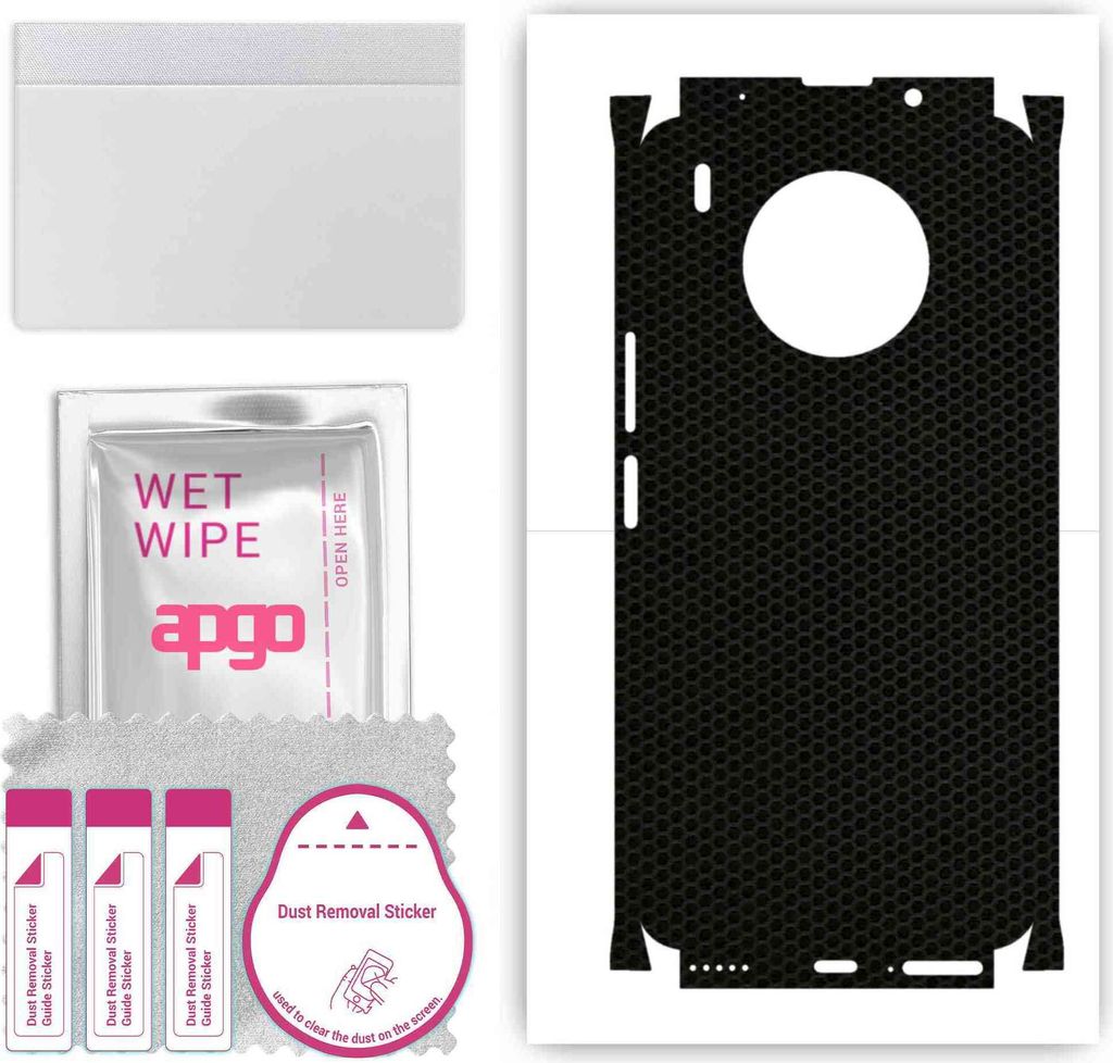 apgo Rückseite + Seiten Schutzfolie, Skin, kompatibel mit Honor 50 LITE, Hinten Displayschutzfolie aus Vinylfolie, kratzfest, einfache Montage - M...