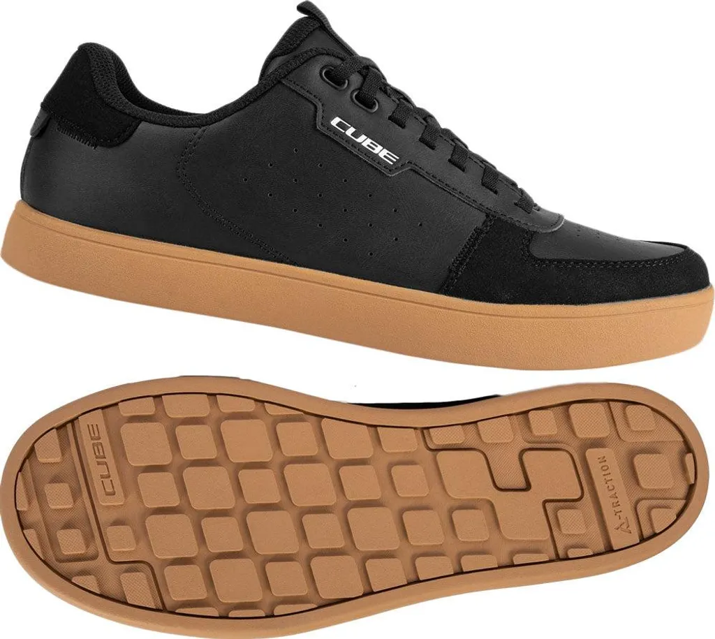 Cube Maze Chaussures de VTT Noir pour Pédales Plates Taille 43