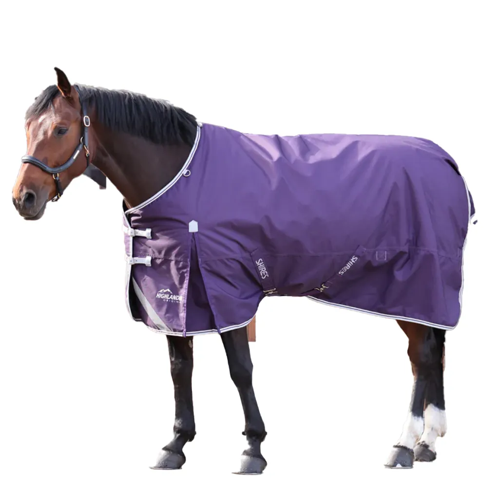 Coperta Highlander Original 100 221cm Plum - La Scelta del Vecchio Sellaio