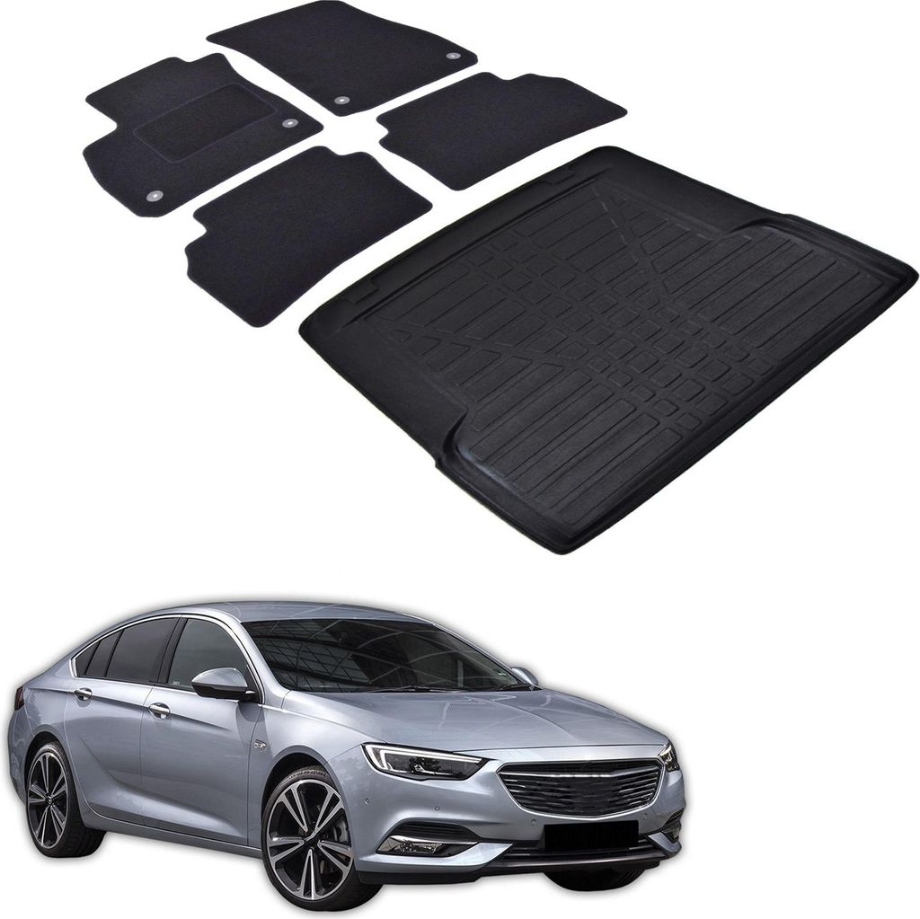 Ensemble Tapis Velours Sur Mesure et Coffre TPE pour Opel Image du produit 