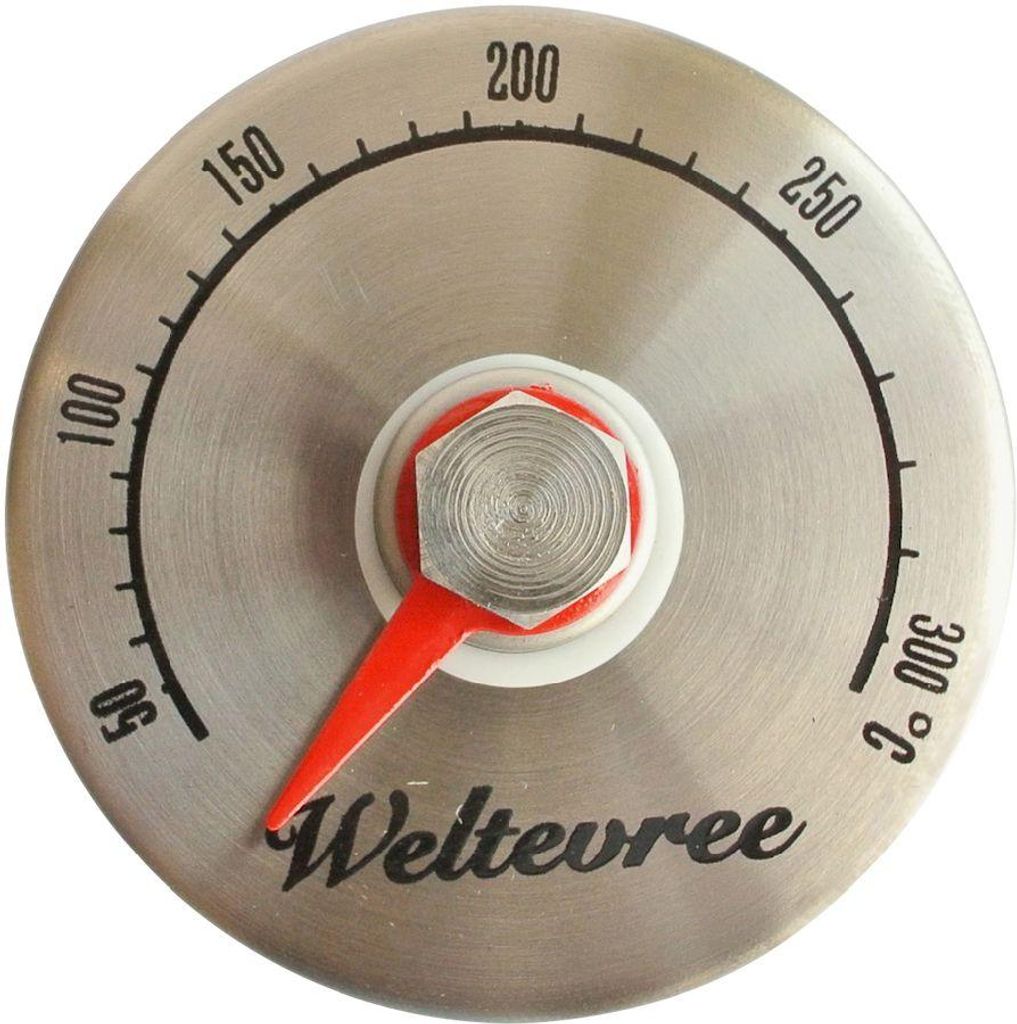 Weltevree Magnetisches Thermometer Für Outdoor-Ofen Bis 300°C Schwarz