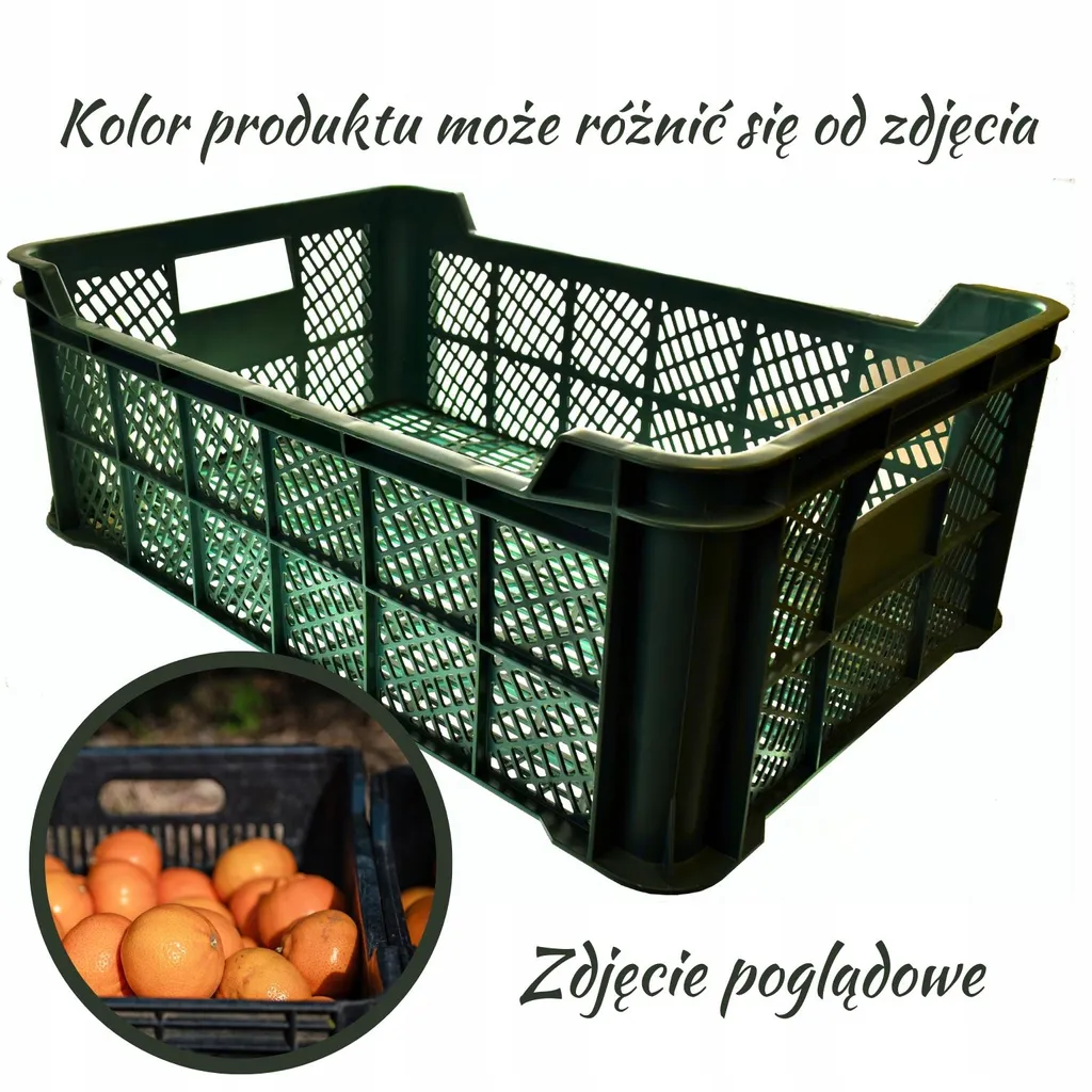 Cagettes Plastique Ajourées Set de 10 Bacs de Récolte Empilables Gris