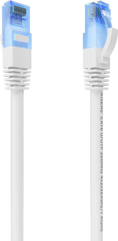 Aisens Awg26 Cca Utp A135-0825 Cat 6-netzwerkkabel Durchsichtig Durchsichtig One Size