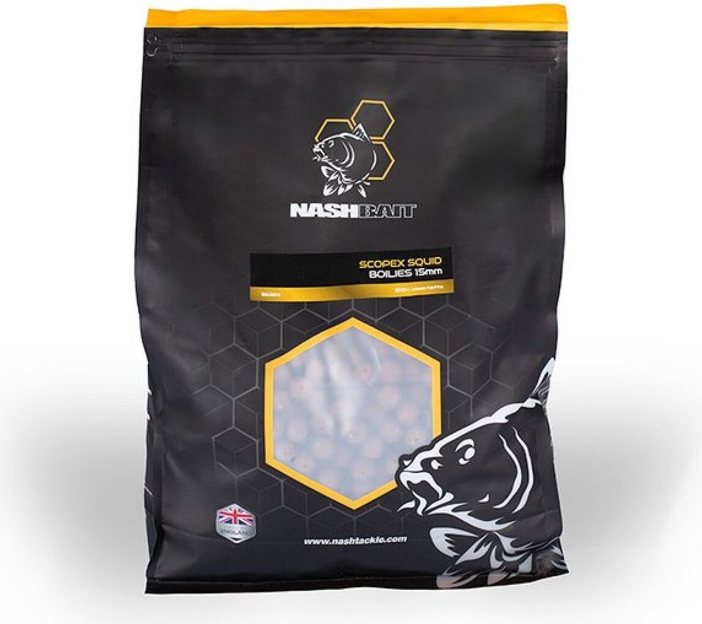 Nash Scopex Squid Boilies 15mm 1kg