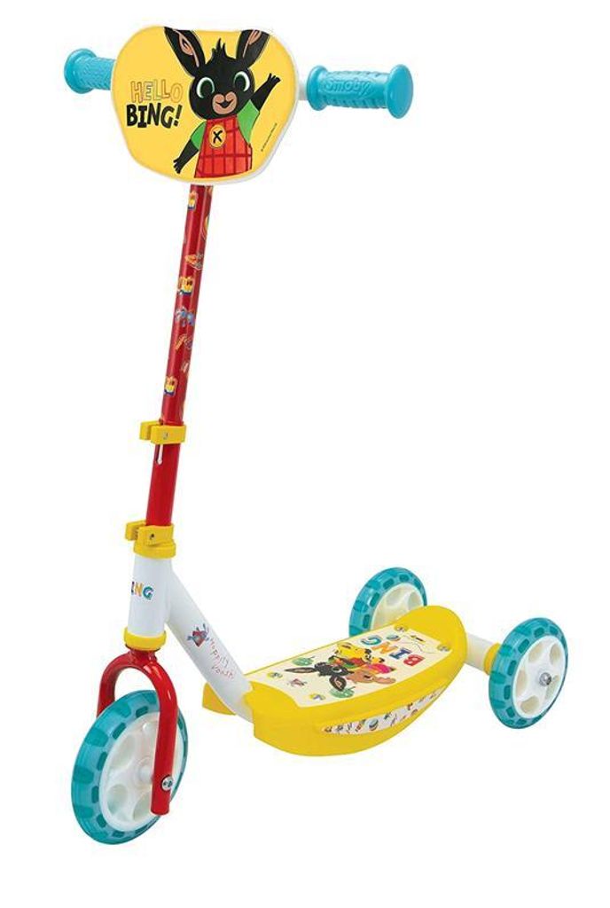 Smoby Monopattino tre ruote Bing, Kinder, Dreiradroller, Unisex, 20 kg, 3 Rad/Räder, 3 Jahr(e)