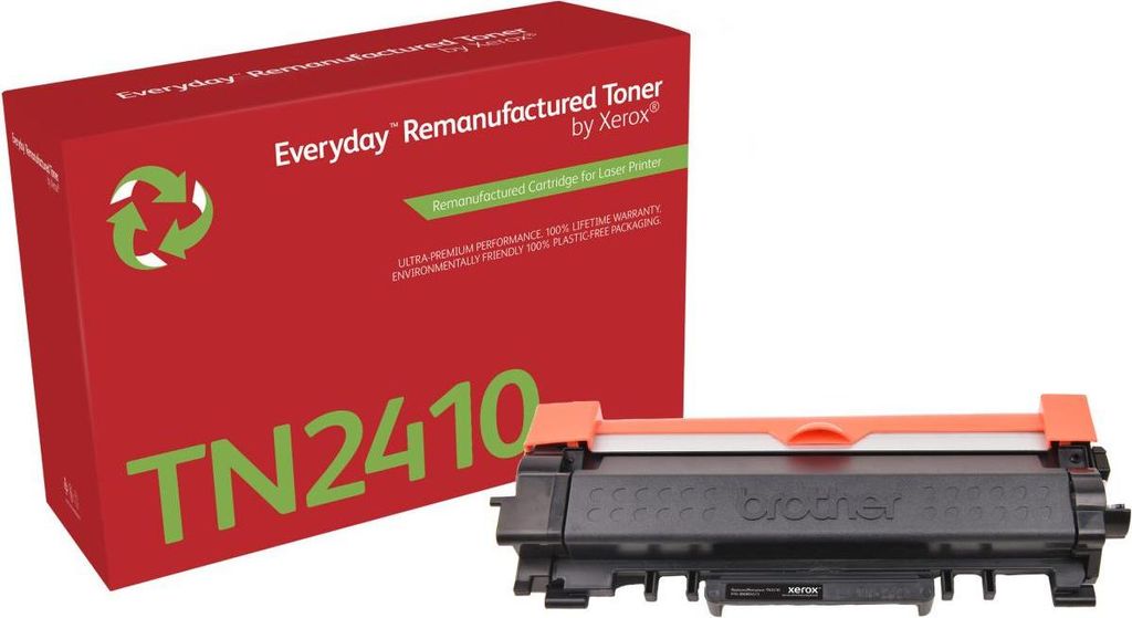 Xerox Toner Everyday Brother TN2410 Black Remanufactured
