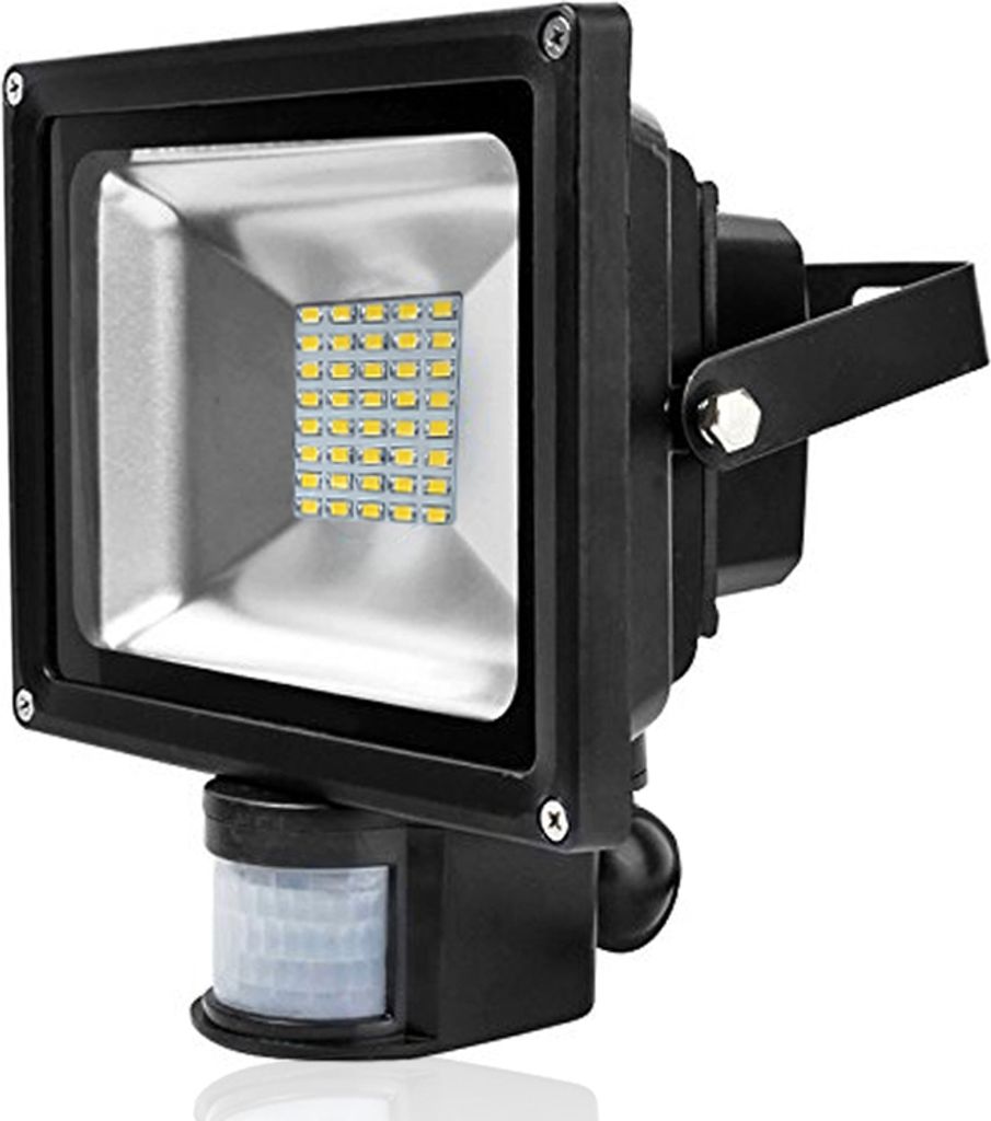 Greenmigo 50W SMD LED Flutlicht Fluter Strahler Warmweiss mit Bewegungsmelder