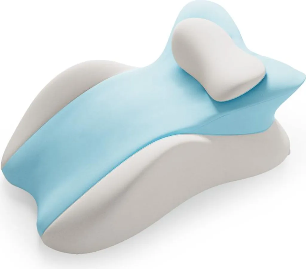 Support de lecture et sommeil ventral : coussin cervical à mémoire