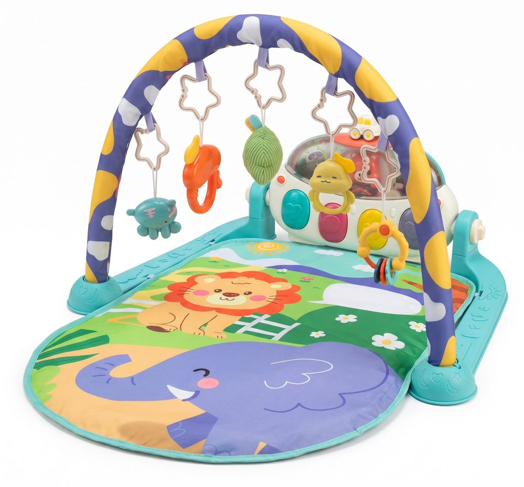 Arco giochi Relaxdays, con giocattoli, musica e luci, Immagine del prodotto 
