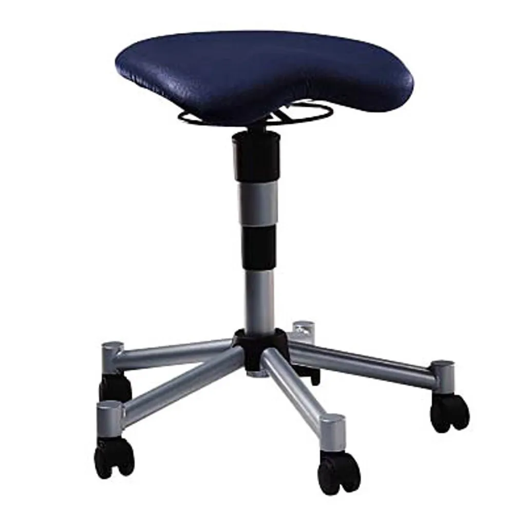 Siège assis-debout Balance 20 Topstar bleu - Tabouret de bureau actif